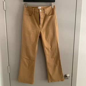 J. crew 9” Billie Demi Boot Crop Jeans in Khaki